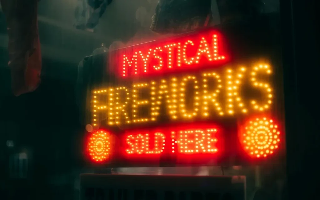 anuncio de fuegos artificiales